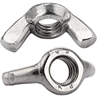 FASTON Tuerca de mariposa M3- forma americana- acero inoxidable A2 V2A (20 unidades) similar a DIN 315
